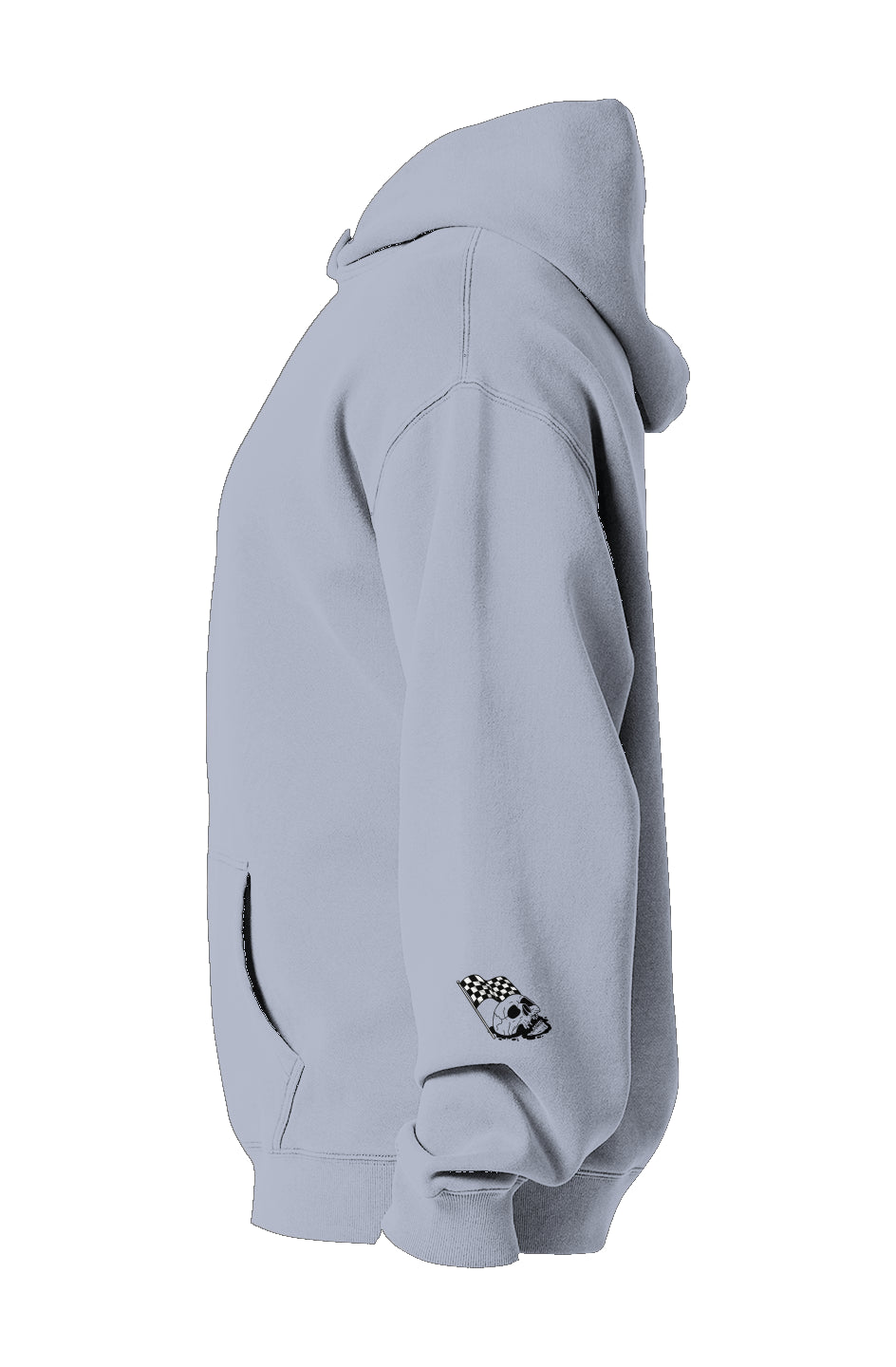 globo hoodie blue